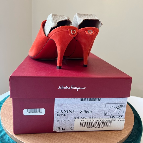Ferragamo Janine Suede Mules - Picture 4 of 11